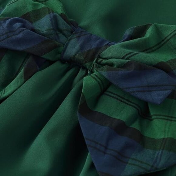 NEW Gymboree 2T Toddler Green Special Occasion Dress Noble Bow and Diaper Cover - Picture 10 of 11